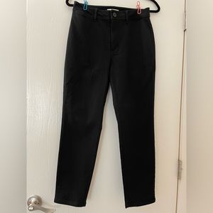 LOFT skinny black pants in stretch twill, nwot